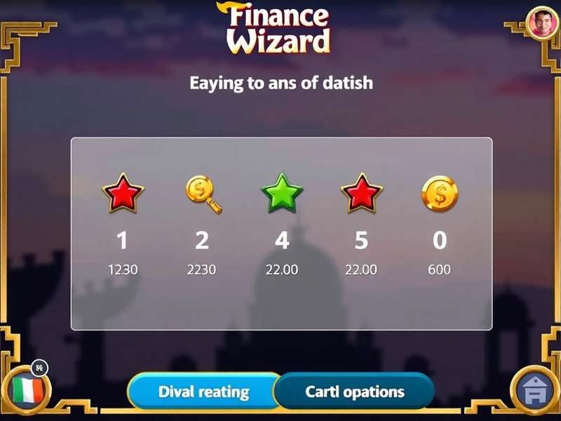 Finance Wizard India Game Interface